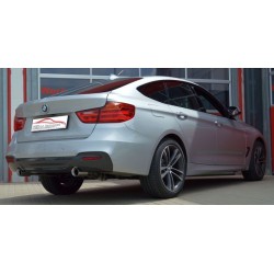 silenziatore marmitta sportiva BMW Serie 3 GT F34 doppio scarico acciaio