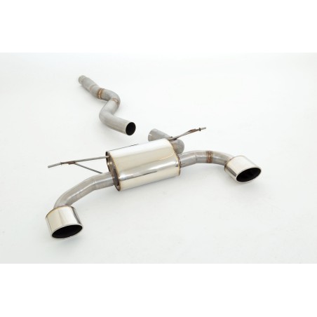 silenziatore marmitta sportiva BMW Serie 3 GT F34 doppio scarico acciaio