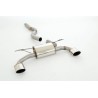 silenziatore marmitta sportiva BMW Serie 3 GT F34 doppio scarico acciaio