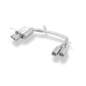 silenziatore scarico sportivo bmw seire 1 e87