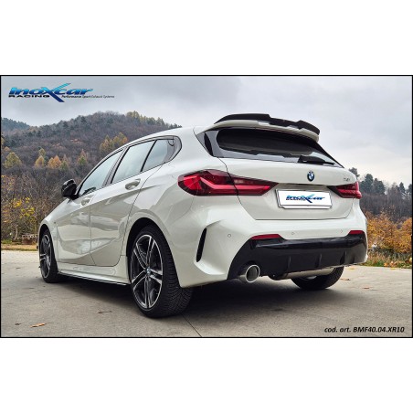 scarico sportivo inoxcar bmw f40 116i 1.5t 109cv 118i 136 140cv b38 dal 2019