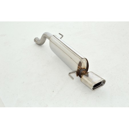 silenziatore posteriore alfa mito acciaio doppio 76mm o ovale 145 * 78mm