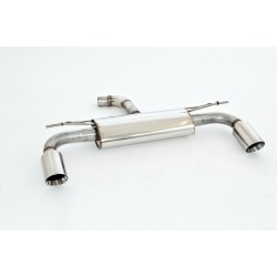 silenziatore marmitta posteriore sportiva volkswagen golf viii 8 doppio  100mm