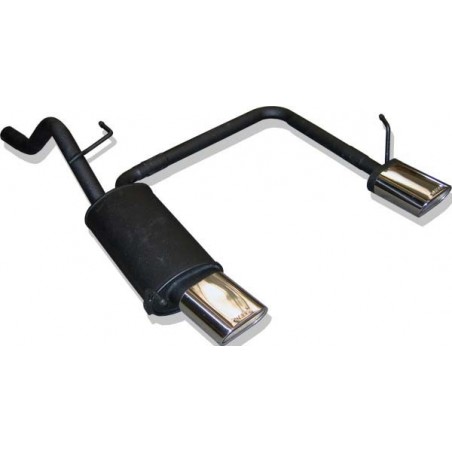 Marmitta Sportiva Asso Racing Doppio Scarico OPEL CORSA D