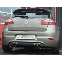 doppio scarico in acciaio per megane III coupe 1.2 1.4 1.5 1.6 1.9 dci