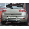doppio scarico in acciaio per megane III coupe 1.2 1.4 1.5 1.6 1.9 dci