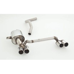 doppio scarico in acciaio per megane III coupe 1.2 1.4 1.5 1.6 1.9 dci