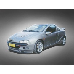 Scarico sportivo opel Tigra uscita singola da 90mm liscia
