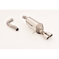Silenziatore posteriore sportivo da 70 mm per Audi A1 Sportback tipo GB