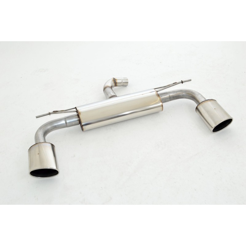 Silenziatore posteriore sportivo duplex per Audi A3 8V 3 porte Quattro
