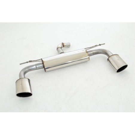 Silenziatore posteriore sportivo duplex per Audi A3 8V 3 porte Quattro