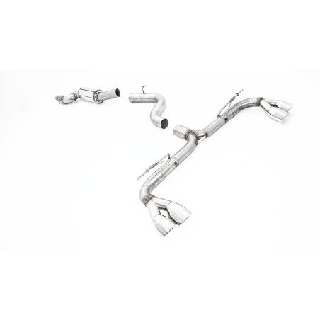 Sistema di scarico duplex da 76 mm per Audi A3 8V 3 porte Quattro