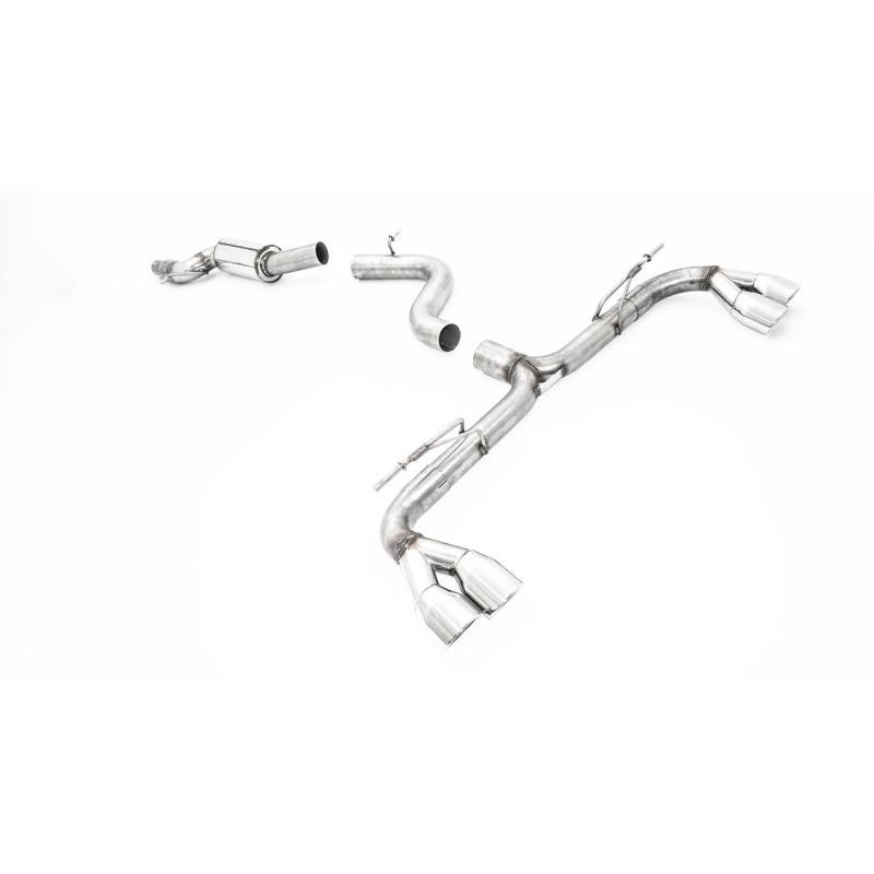 Sistema di scarico duplex da 76 mm per Audi A3 8V 3 porte Quattro