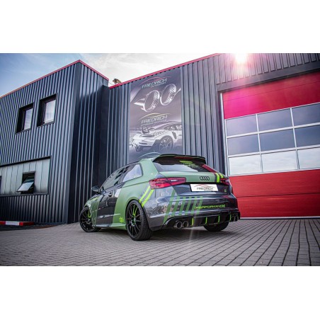 Sistema di scarico duplex da 76 mm per Audi A3 8V 3 porte a trazione anteriore