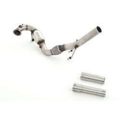 Downpipe da 63,5 mm con catalizzatore sportivo.