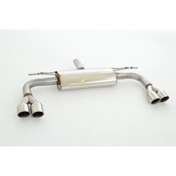 Marmitta Silenziatore posteriore sportivo duplex per Audi A3 8V Sportback a trazione anteriore