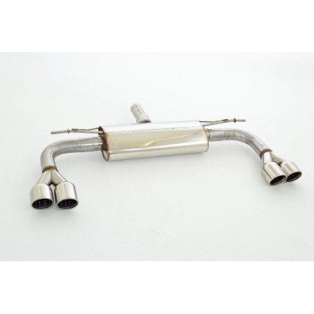 Marmitta Silenziatore posteriore sportivo duplex per Audi A3 8V Sportback a trazione anteriore