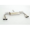 Marmitta Silenziatore posteriore sportivo duplex per Audi A3 8V Sportback a trazione anteriore