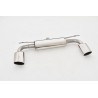 Marmitta Silenziatore posteriore sportivo duplex per Audi A3 8V Sportback a trazione anteriore