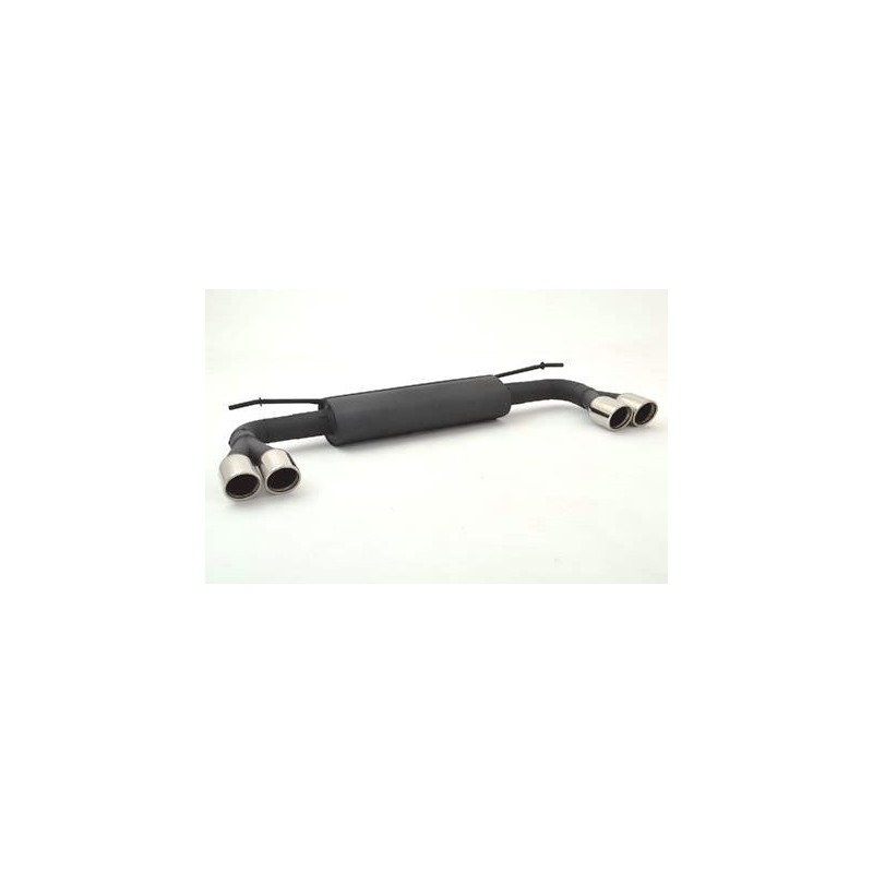 Marmitta Silenziatore posteriore sportivo duplex per Audi A3 8V Sportback a trazione anteriore