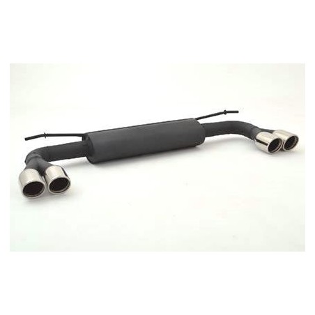 Marmitta Silenziatore posteriore sportivo duplex per Audi A3 8V Sportback a trazione anteriore
