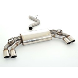 Marmitta Silenziatore posteriore sportivo duplex da 76 mm con comando valvola originale