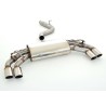 Marmitta Silenziatore posteriore sportivo duplex da 76 mm con comando valvola originale