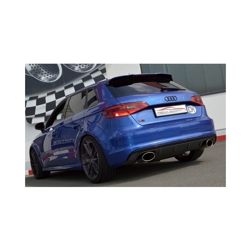 Sistema di scarico duplex da 76 mm per Audi S3 8V Sportback Quattro