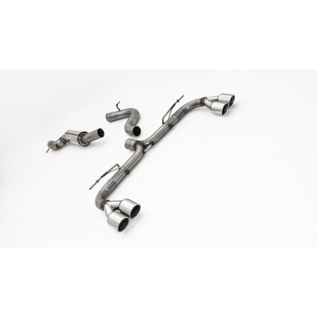 Sistema di scarico duplex da 76 mm per Audi A3 8V Sportback Quattro