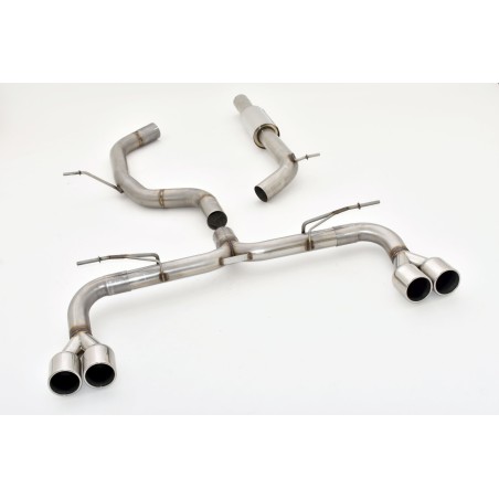 Sistema di scarico duplex da 76 mm per Audi A3 8V Sportback a trazione anteriore