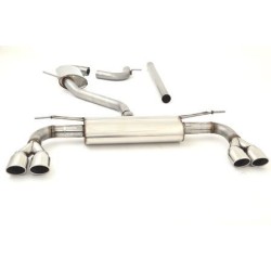 Sistema di scarico duplex Gruppo A per Audi A3 8V Sportback a trazione anteriore