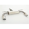 Silenziatore di scarico sportivo duplex in acciaio inox Audi A3