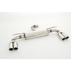 Silenziatore posteriore sportivo duplex per Audi A3 8V Sportback Quattro