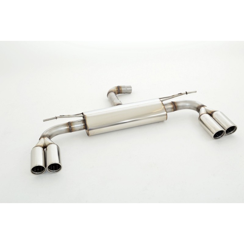 Silenziatore posteriore sportivo duplex per Audi A3 8V Sportback Quattro