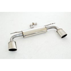 Silenziatore posteriore sportivo duplex per Audi A3 8V Sportback Quattro