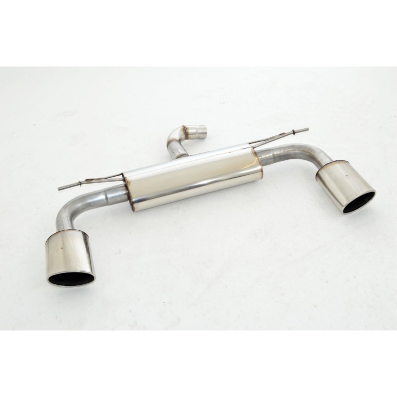 Silenziatore posteriore sportivo duplex per Audi A3 8V Sportback Quattro