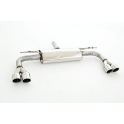 Silenziatore posteriore sportivo duplex per Audi A3 8V Sportback a trazione anteriore