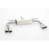 Silenziatore posteriore sportivo duplex per Audi A3 8V Sportback a trazione anteriore