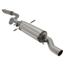 kit marmitta sportiva volkswagen golf I Cabriolet tipo 155 tipo 17 inox acciaio
