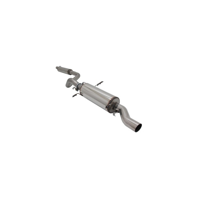 kit marmitta sportiva volkswagen golf I Cabriolet tipo 155 tipo 17 inox acciaio