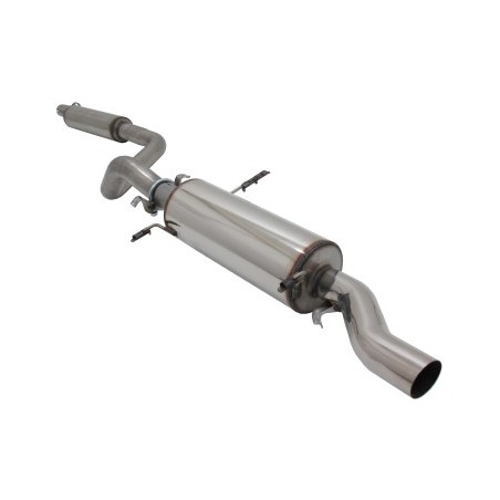 kit marmitta sportiva volkswagen golf I Cabriolet tipo 155 tipo 17 inox acciaio