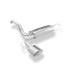 Marmitta sportiva silenziatore posteriore Opel Adam S 1.4 cc 110KW 140x90mm Ovale