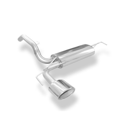 Marmitta sportiva silenziatore posteriore Opel Adam S 1.4 cc 110KW 140x90mm Ovale