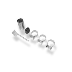 Marmitta sportiva silenziatore posteriore Opel Adam S 1.4 cc 110KW 140x90mm Ovale