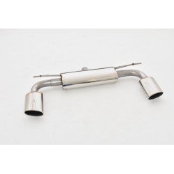Silenziatore posteriore sportivo duplex per Audi A3 8V Sportback a trazione anteriore