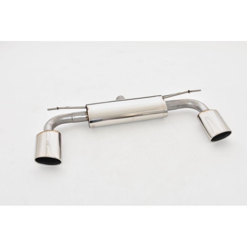 Silenziatore posteriore sportivo duplex per Audi A3 8V Sportback a trazione anteriore