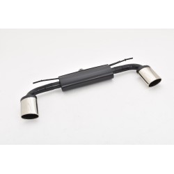 Silenziatore posteriore sportivo duplex per Audi A3 8V Sportback a trazione anteriore