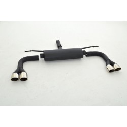 Silenziatore posteriore sportivo duplex per Audi A3 8V Sportback a trazione anteriore
