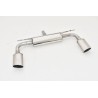 Silenziatore posteriore sportivo duplex per Audi A3 berlina 8V a trazione anteriore