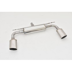Silenziatore posteriore sportivo duplex per Audi A3 berlina 8V a trazione anteriore